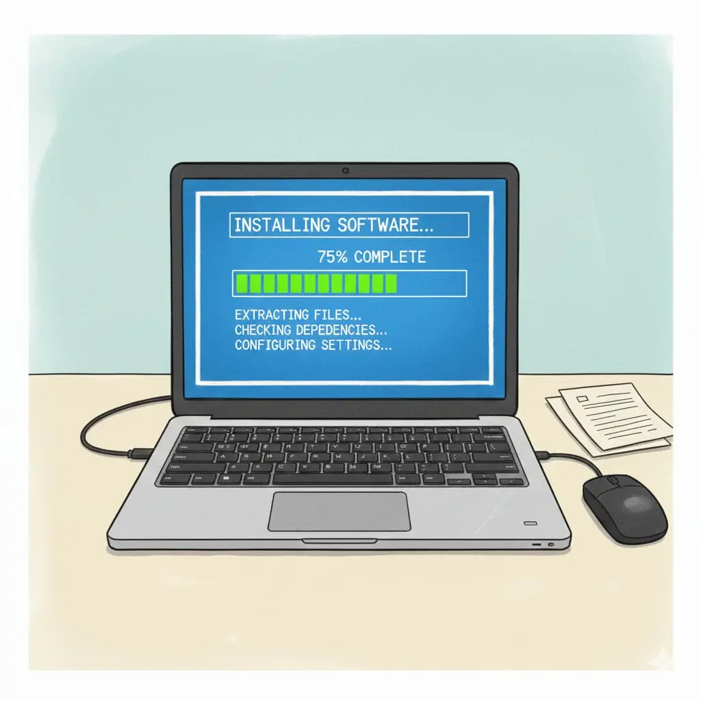 Computadorá con software.